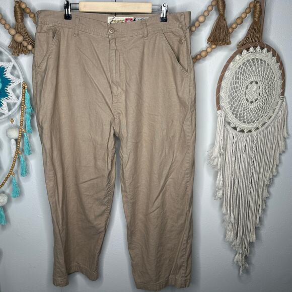 Ecko Unltd Tan Offshore Linen Pants - Picture 2 of 7